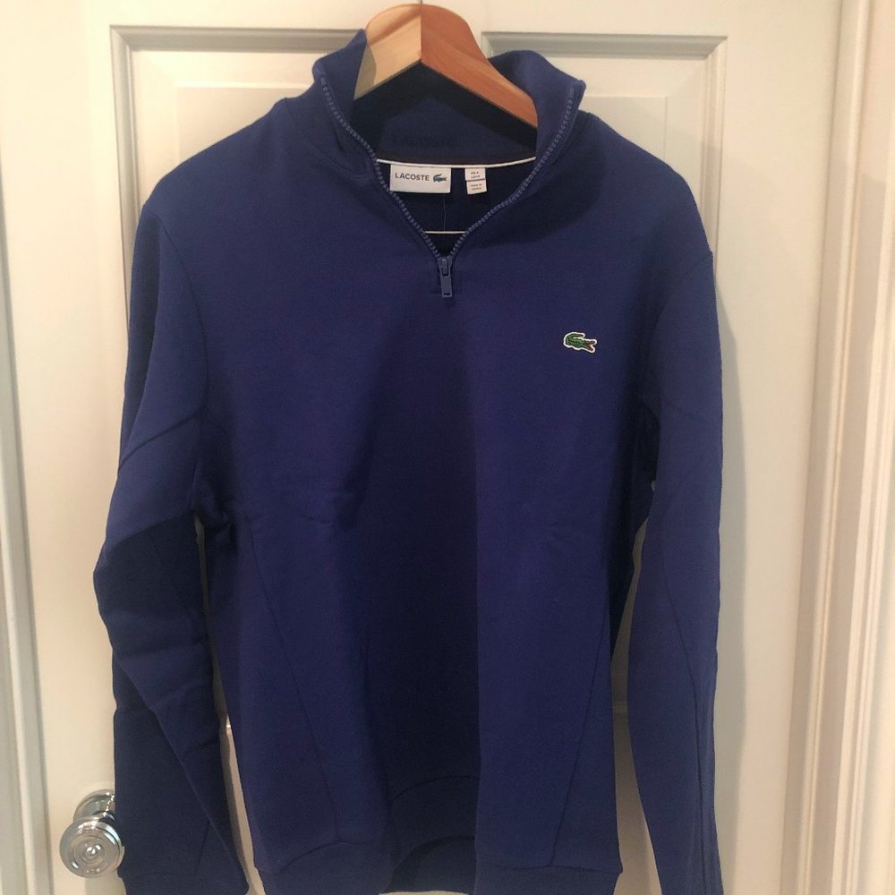 Navy Lacoste Quarter Zip